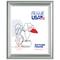 Frame USA Deluxe Poster Silver Single Image Picture Frame
